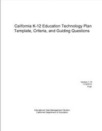 California Technology Plan Template